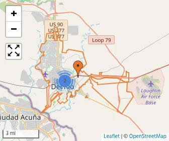 Area schools map